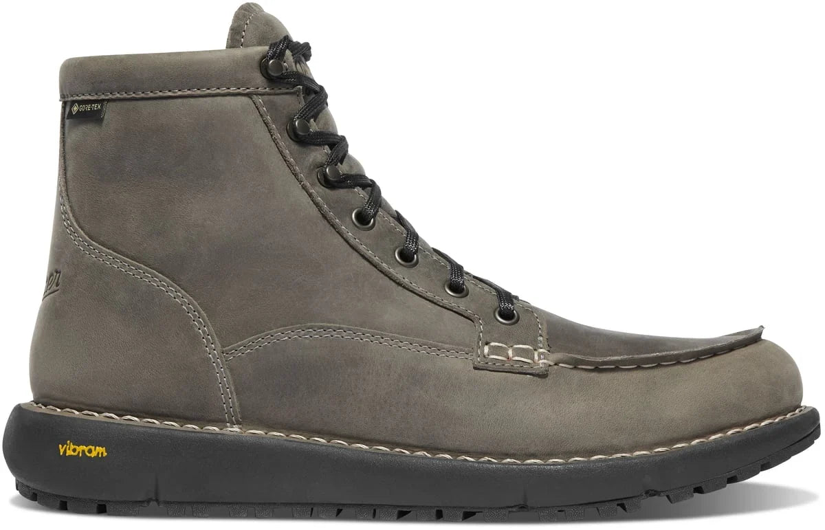 Men's 6-Inch Waterproof Moc Toe Boot - Charcoal