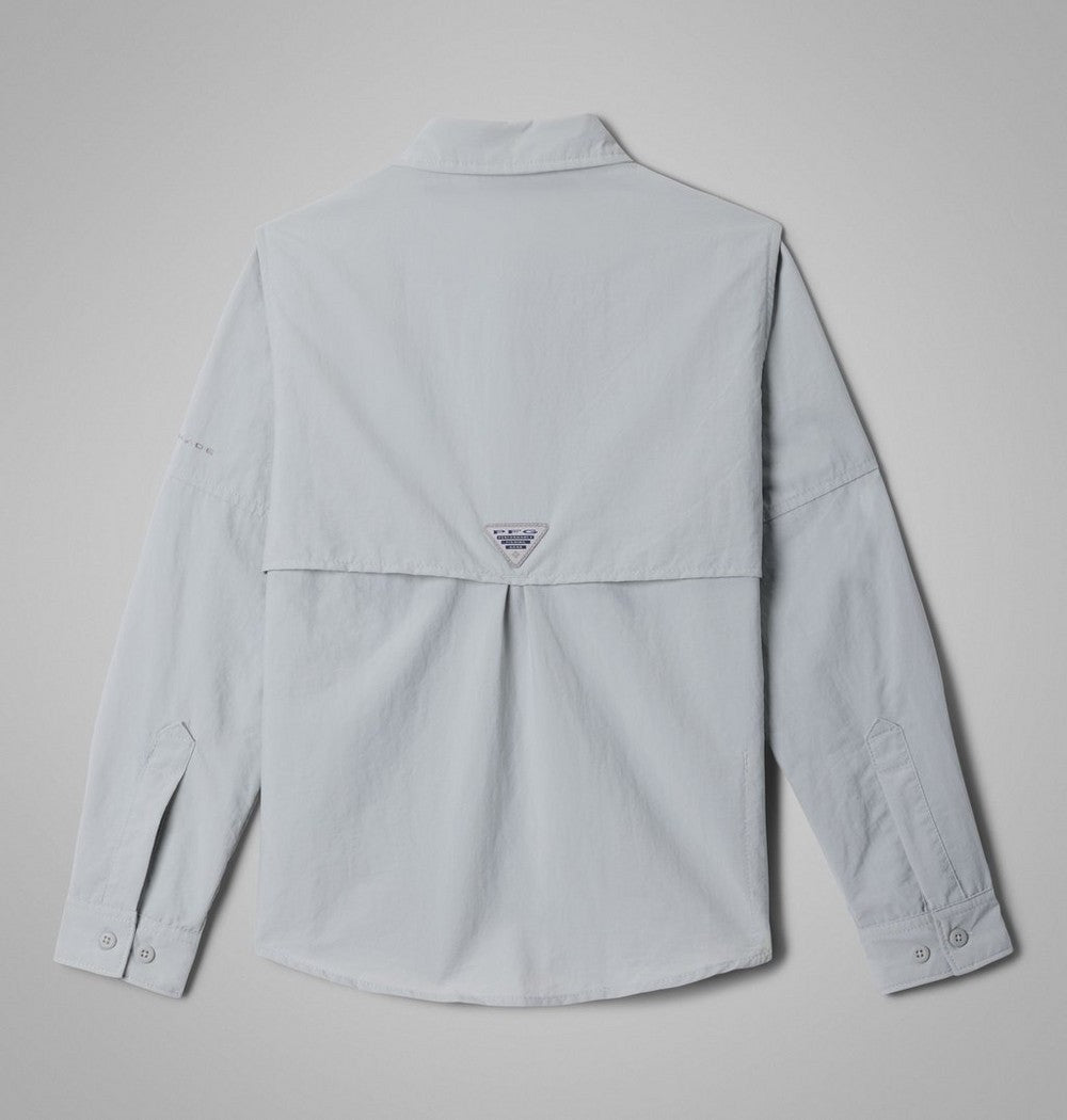 Boys' Long Sleeve Fishing Shirt - Grey