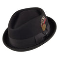 Thread Jaxon & James Crushable Diamond Crown Pork Pie Black Wholesale Pack