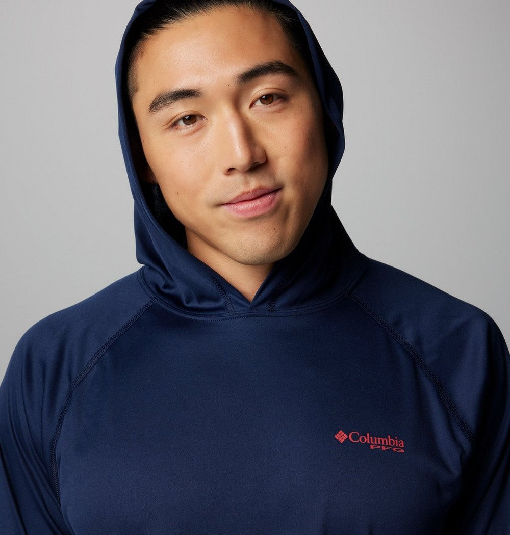 Men's Long-Sleeve Sun Hoodie - Gray