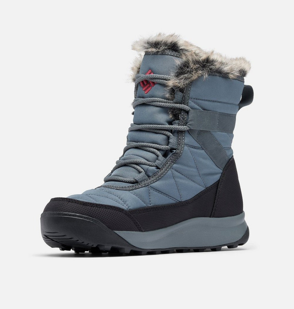 Women's Insulated Winter Ankle Boot - Gray Purple