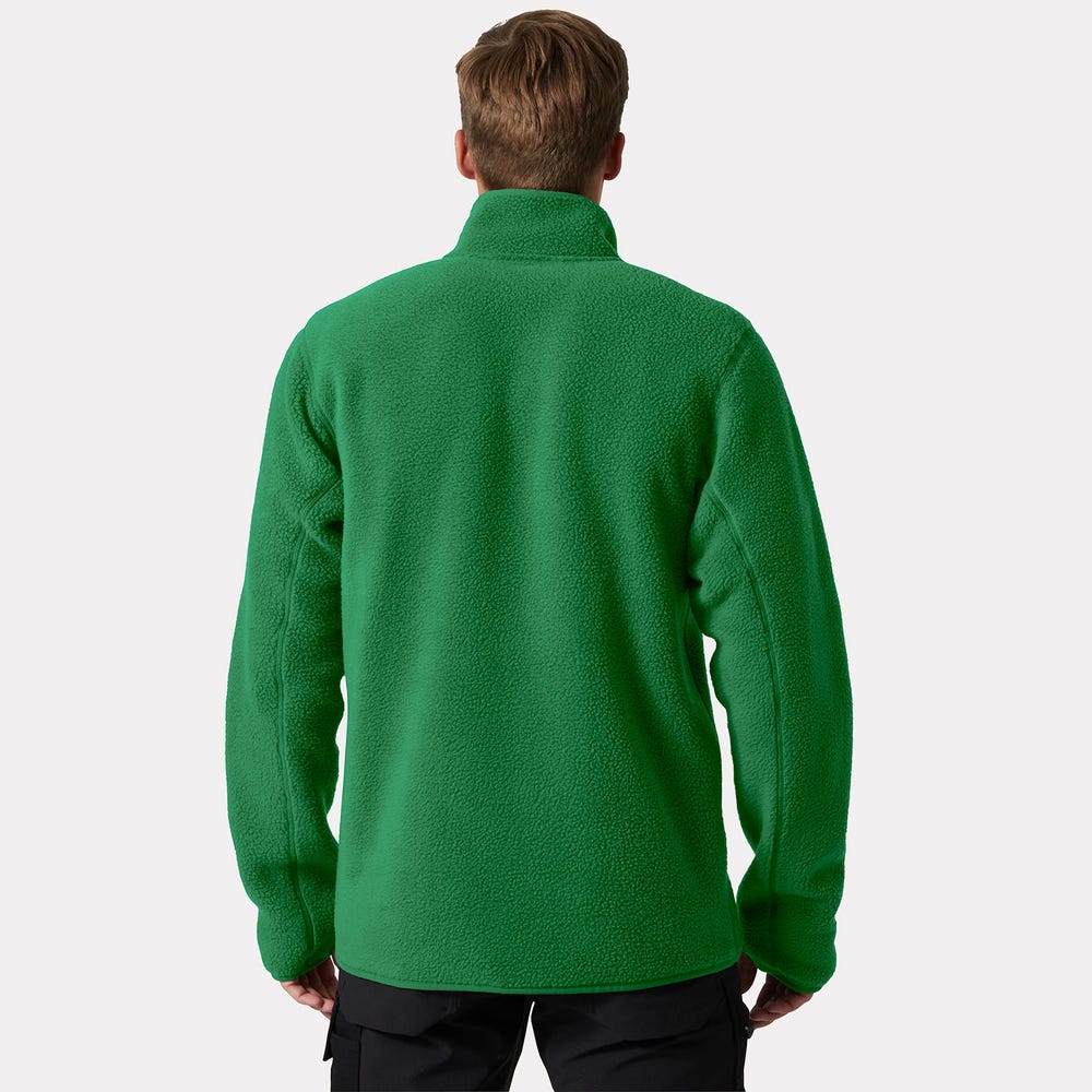 Recycled Pile Fleece Jacket - Dark Orange