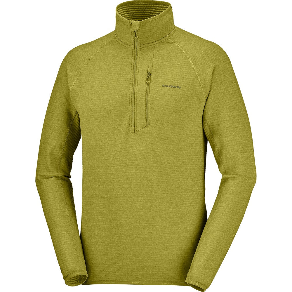 Men's Lightweight Half-Zip Fleece - Brown