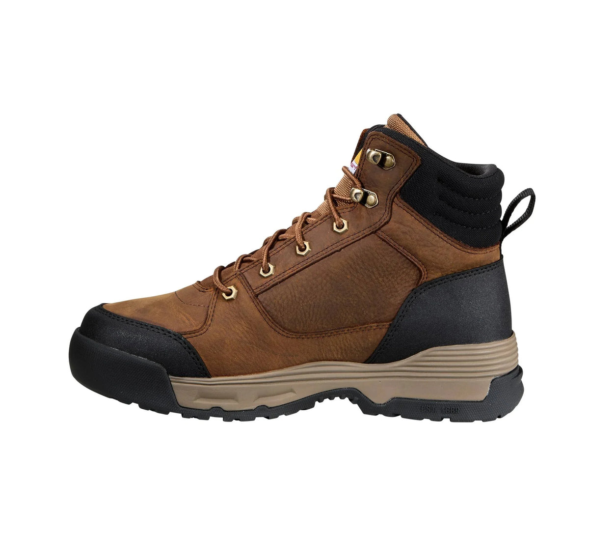 Men's 6-Inch Waterproof Soft Toe Work Boot - Brown