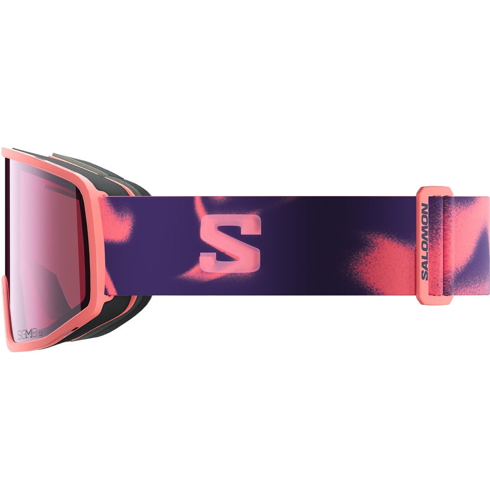 Small-Fit Snow Goggles With Extra Lens - Pink