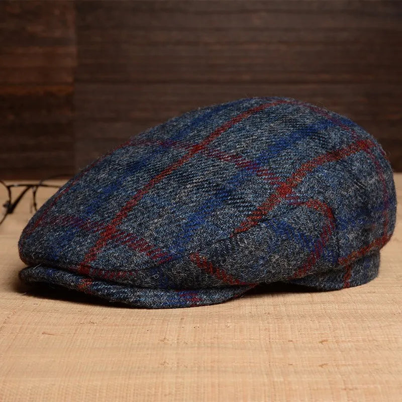 Premium Herringbone Tweed Cap