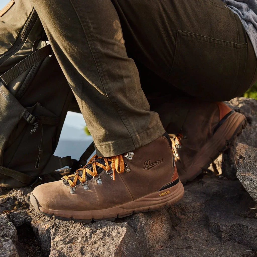 Waterproof Leather Hiking Boot - Brown/Tan