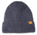 Fleece-Lined Knit Beanie - Navy