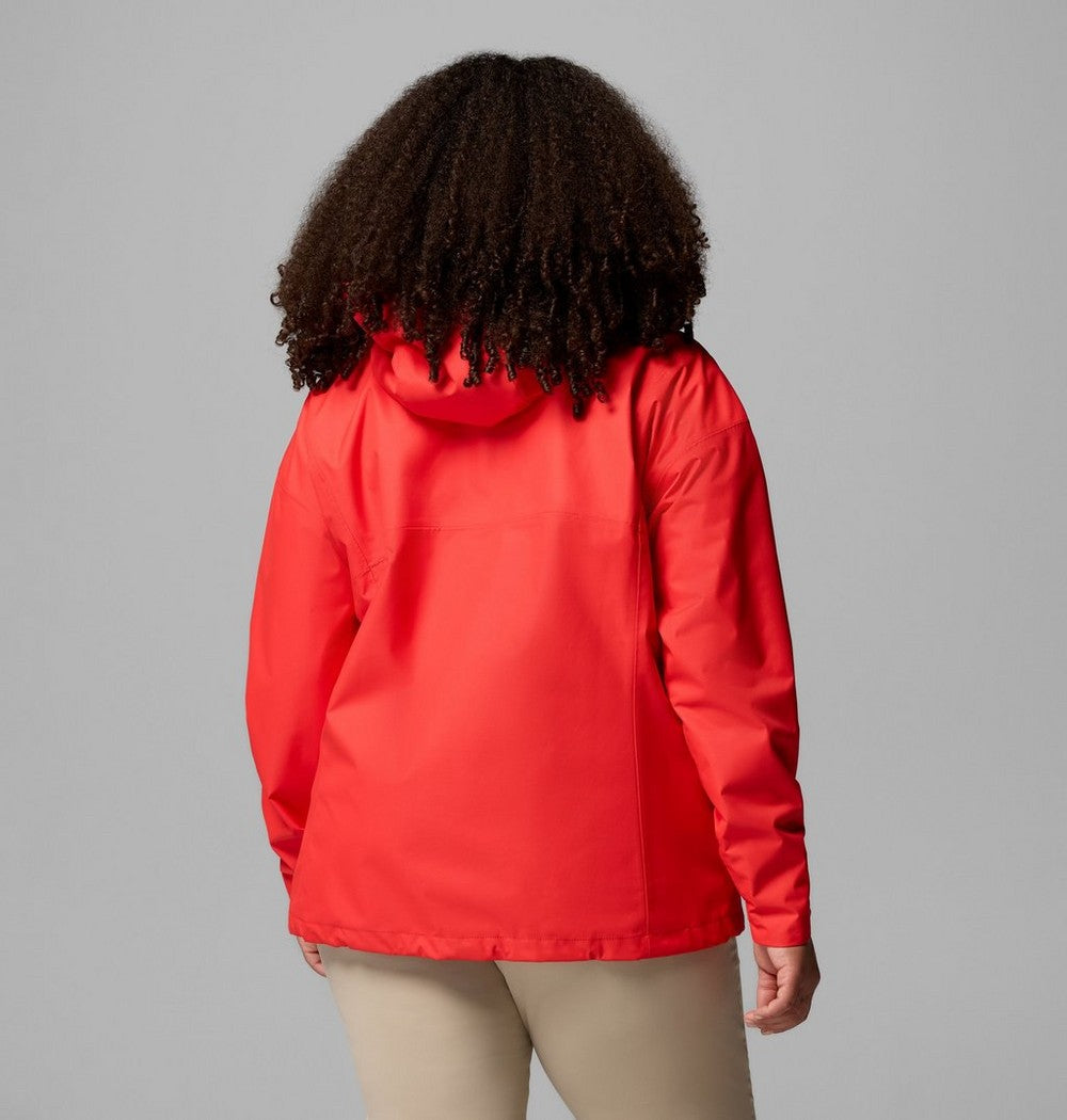 Women's Plus Size Waterproof Rain Jacket - Navy