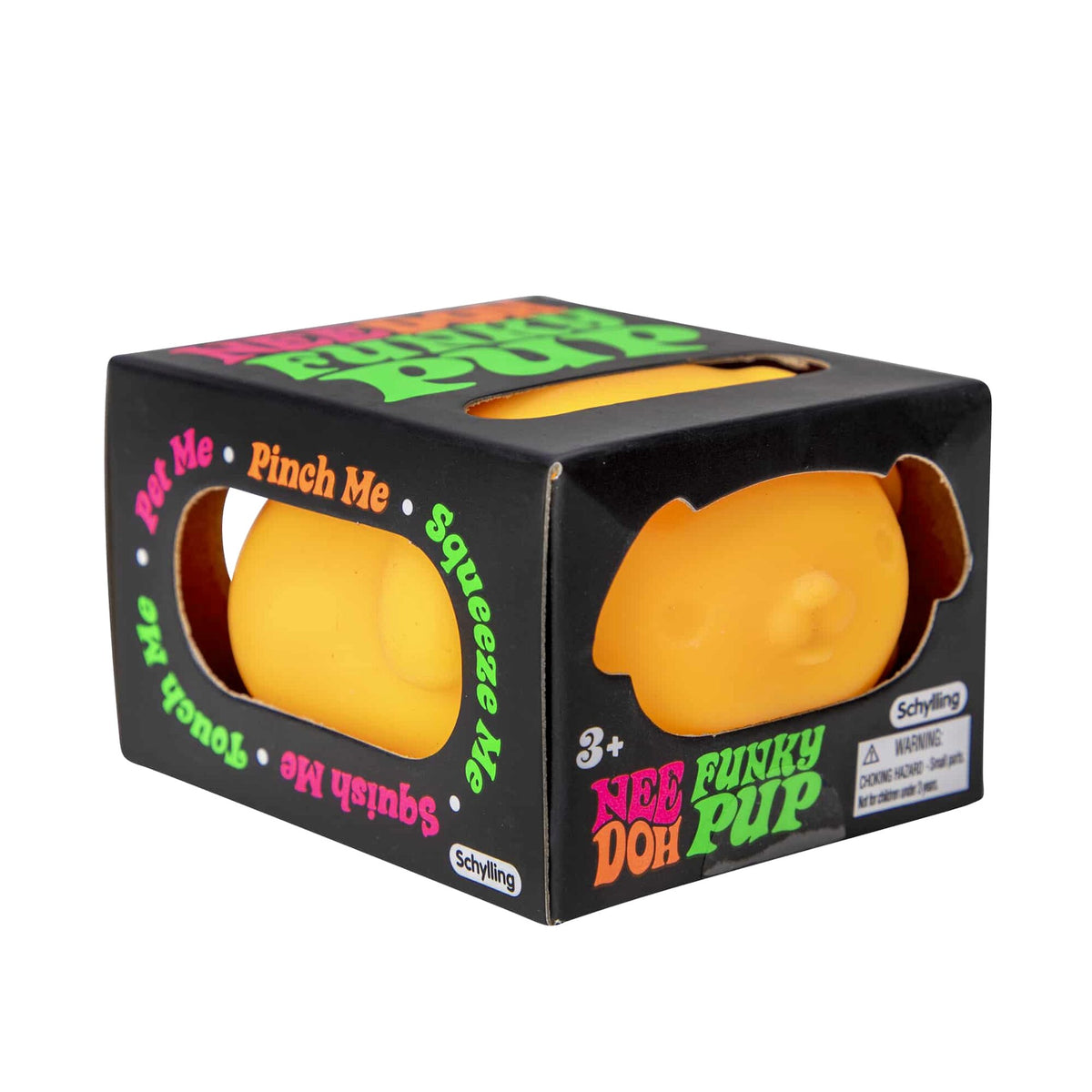 Neon Puppy Squeeze Toy