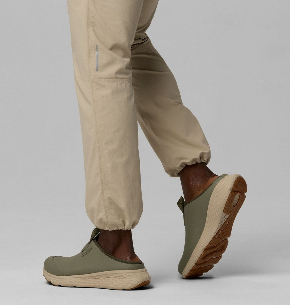 Men's Rubber Slide Sandals - Brown Green