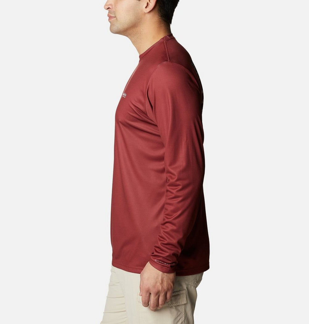 Men's Long Sleeve Fishing Shirt - Blue Navy
