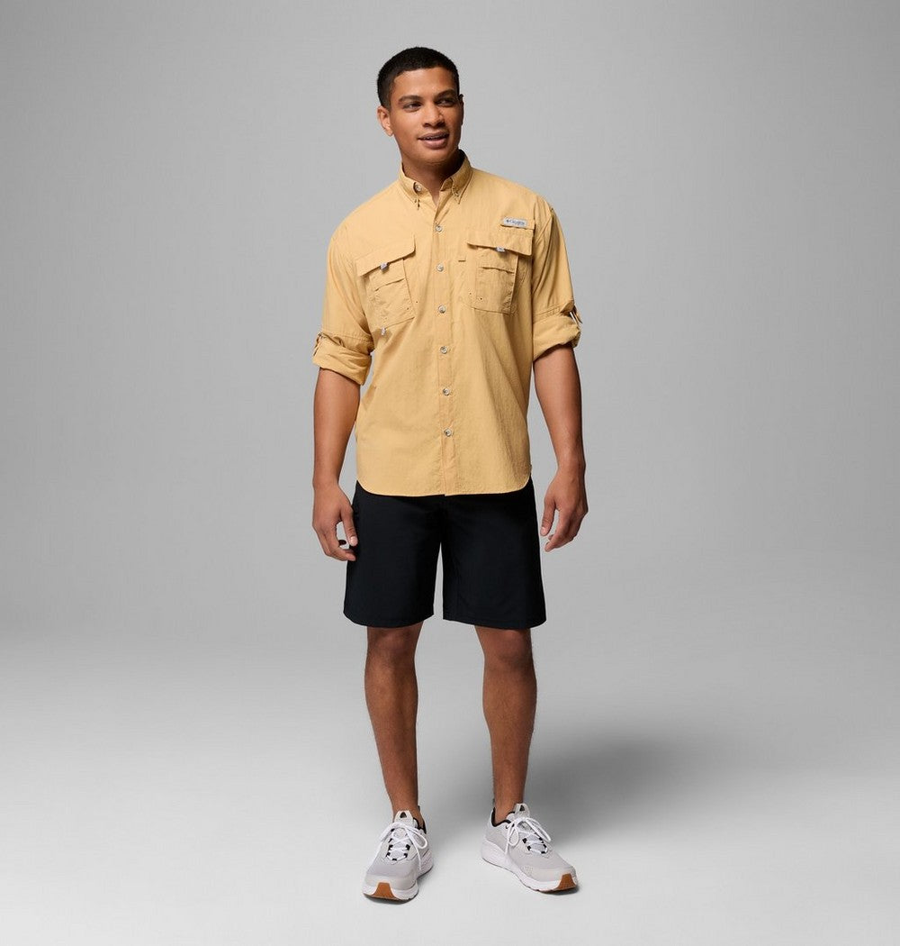 Men's Vented Long-Sleeve Fishing Shirt - Blue