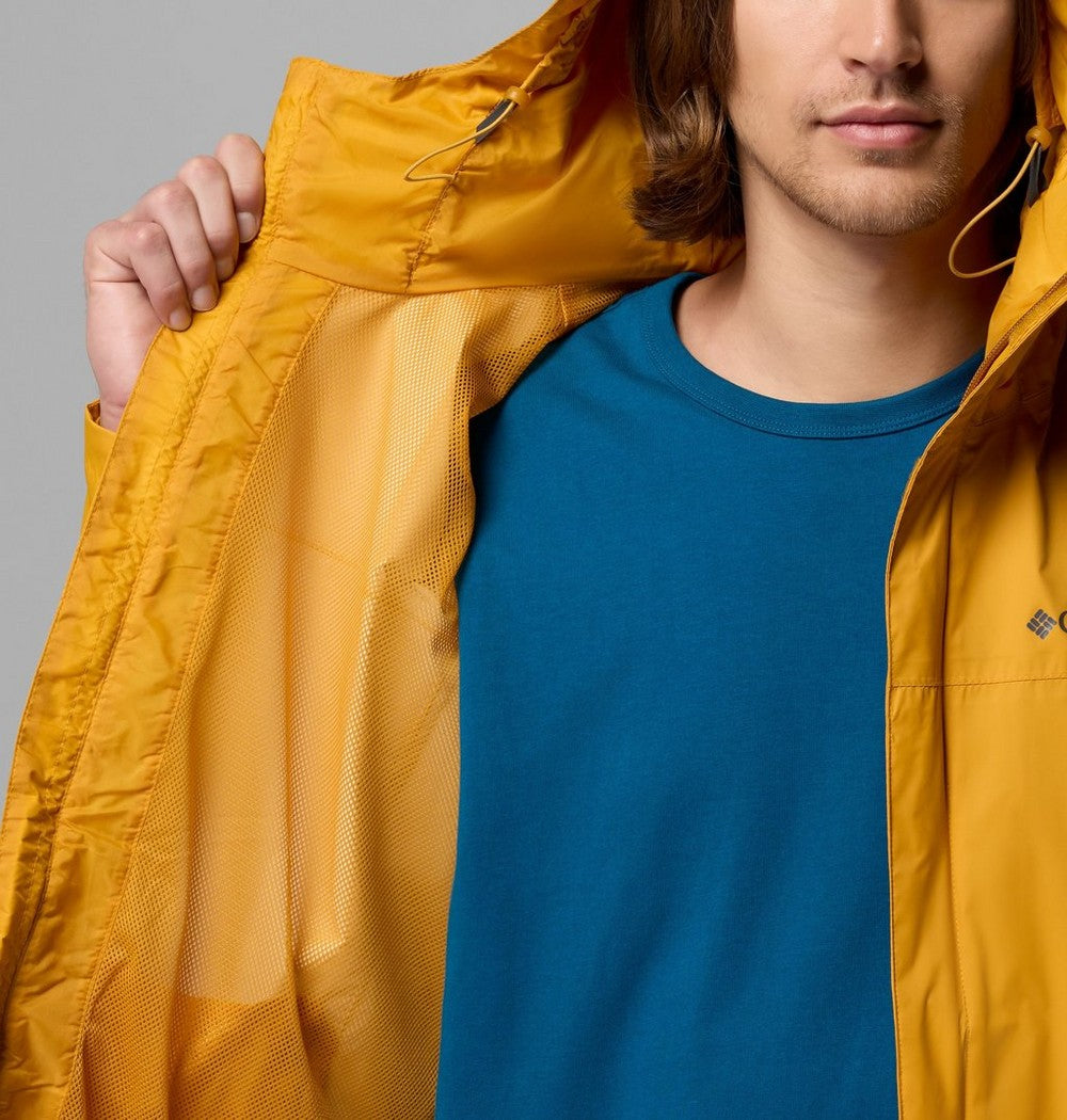 Men's Packable Rain Jacket - Blue