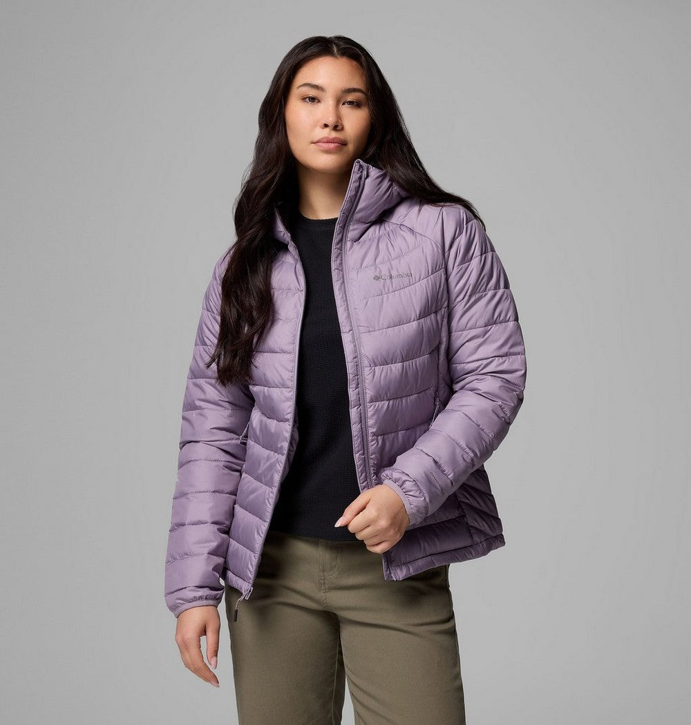 Women's Hooded Puffer Jacket - Navy