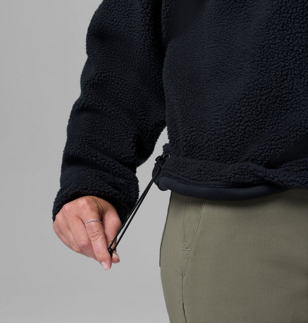 Women's Cropped Half-Snap Fleece Pullover