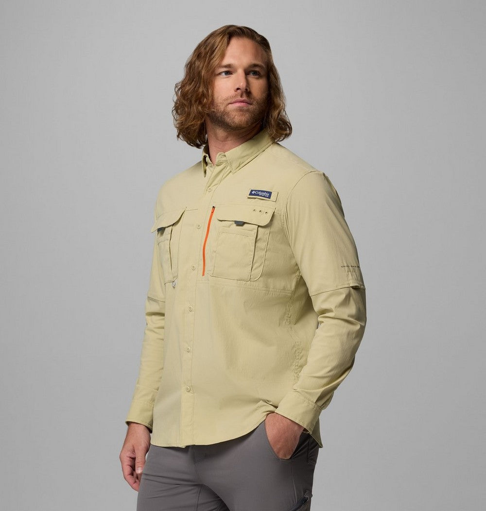 Men's UPF 50 Fishing Button-Up Shirt - Navy