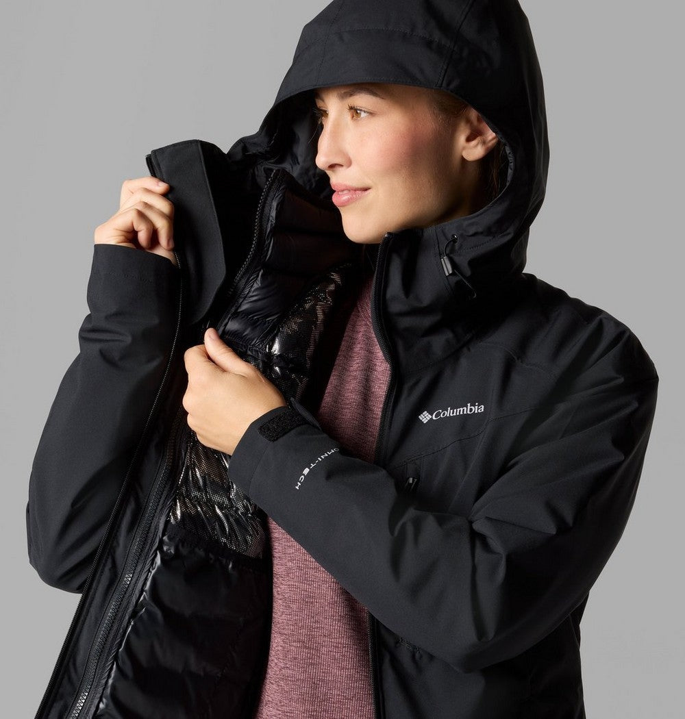 Women's 3-In-1 Waterproof Jacket - Brown