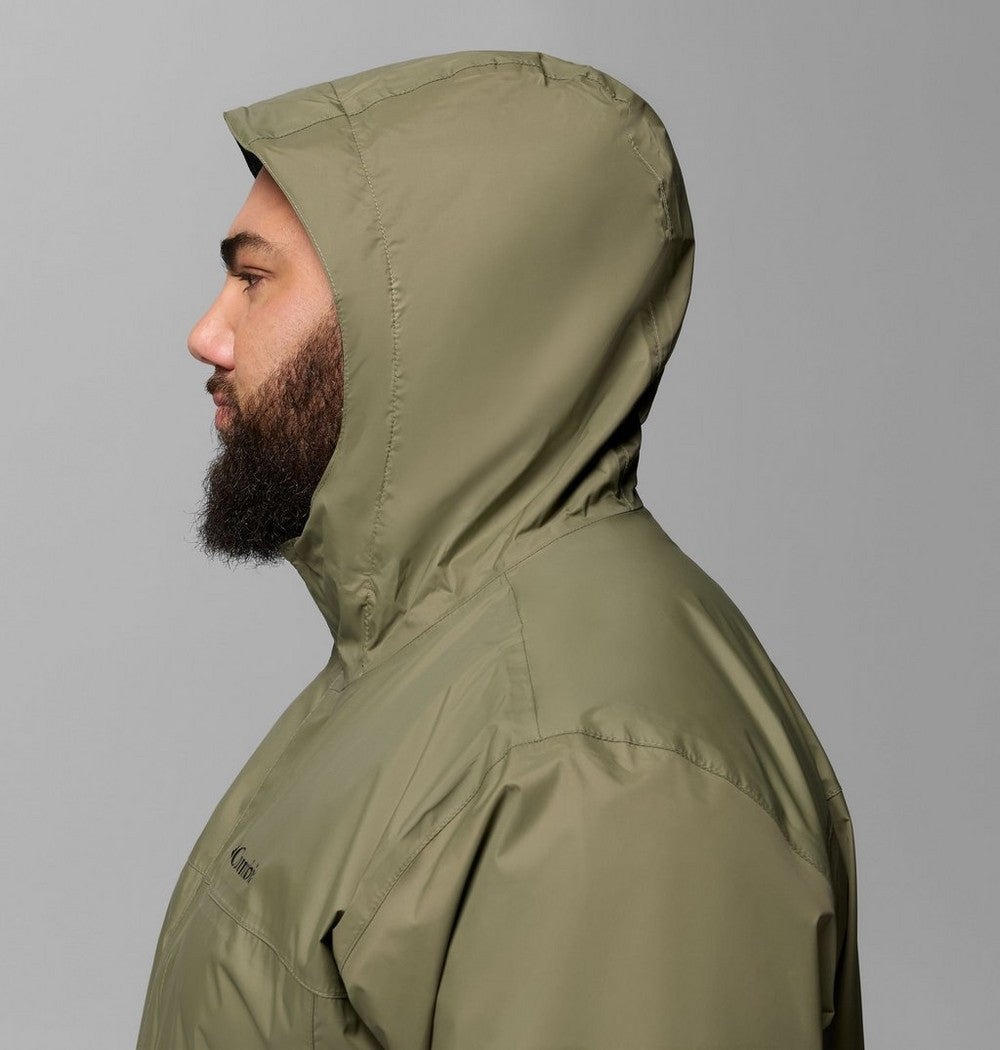 Men's Big Seam-Sealed Rain Jacket - Blue