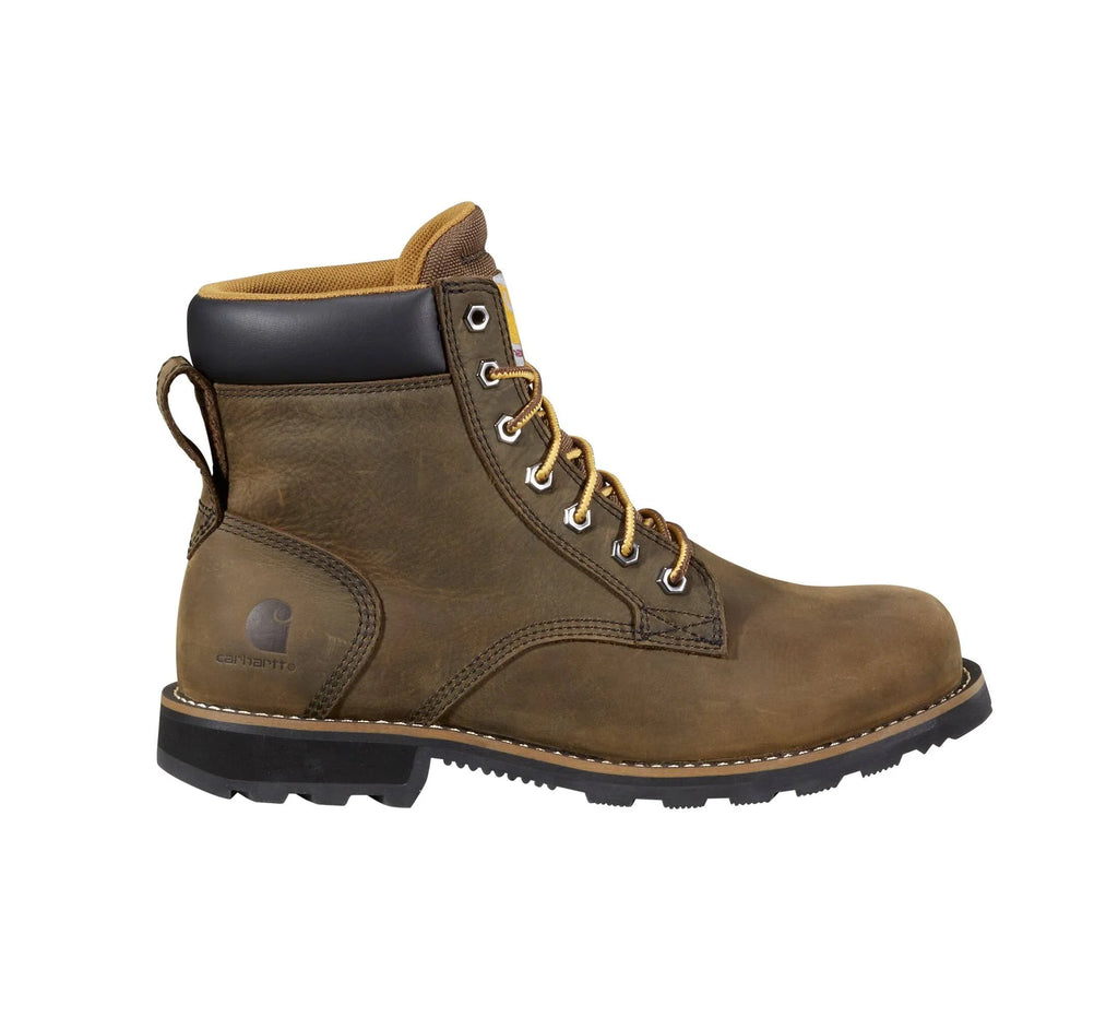6-Inch Water-Resistant Work Boot - Dark Brown