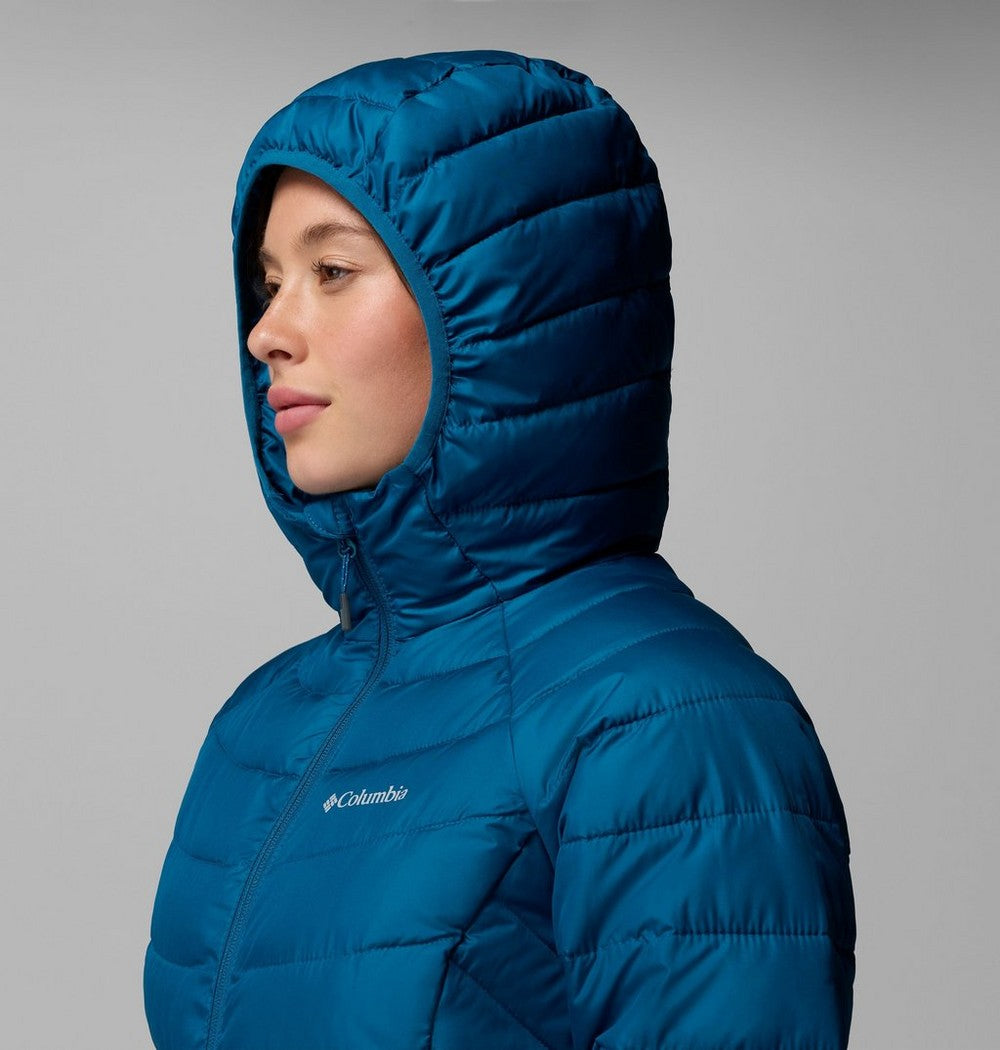Women's Hooded Puffer Jacket - Navy