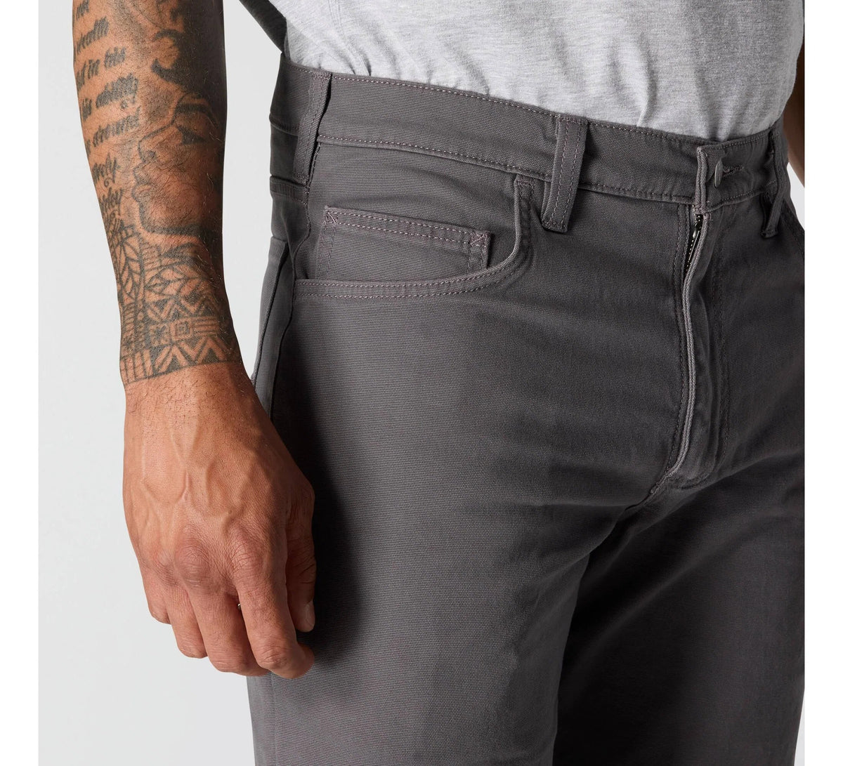 Men's Stretch Canvas Work Pants - Gravel