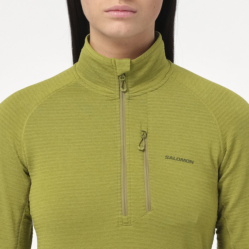 Women's Half-Zip Fleece Midlayer - Cardamom