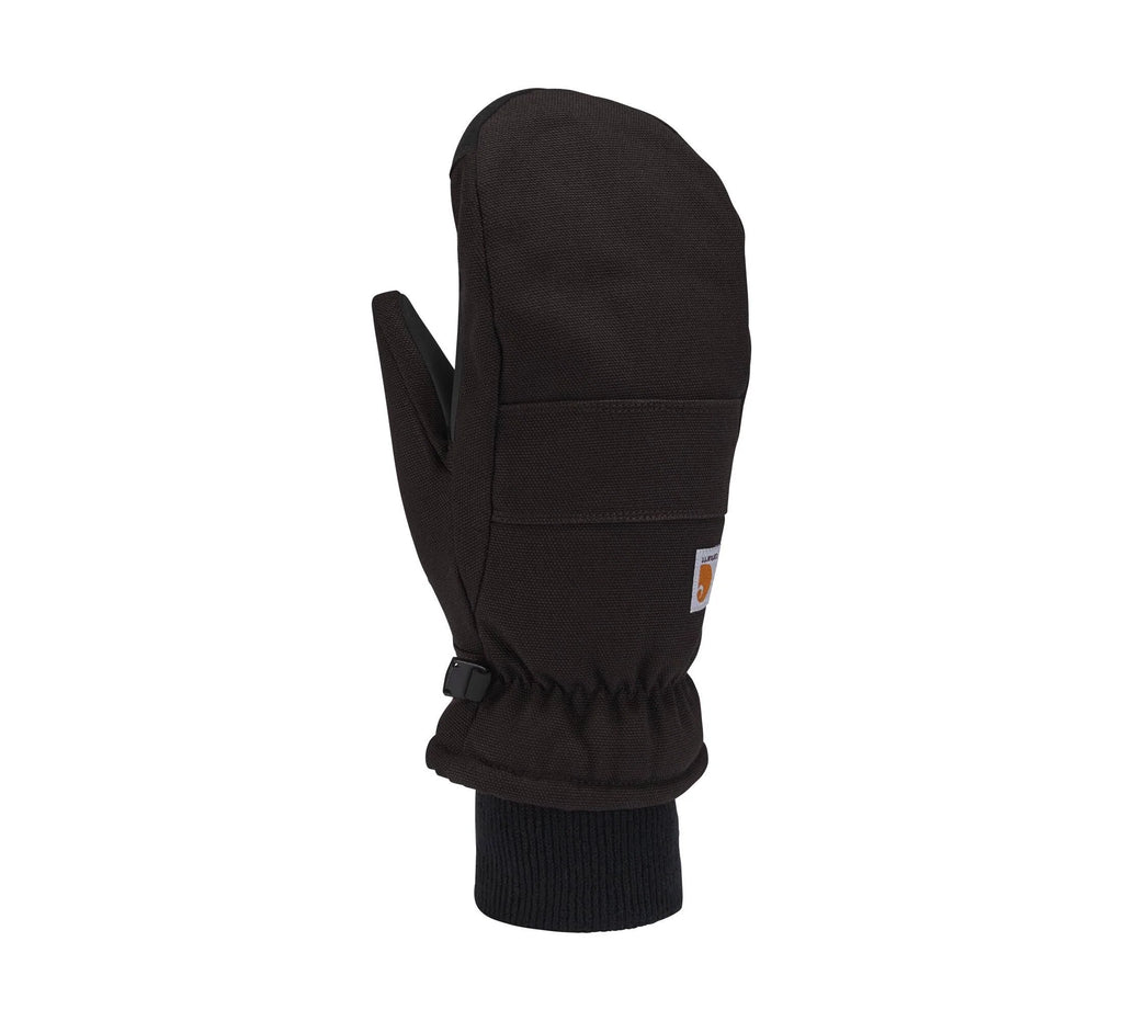 Women's Insulated Canvas Work Mittens - Black