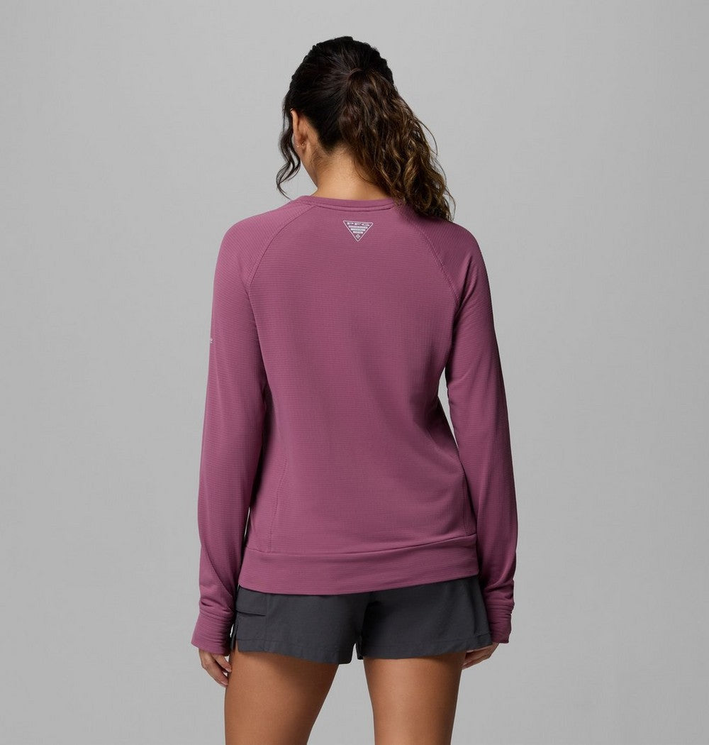 Women's UPF 50 Long Sleeve Crew - Gray