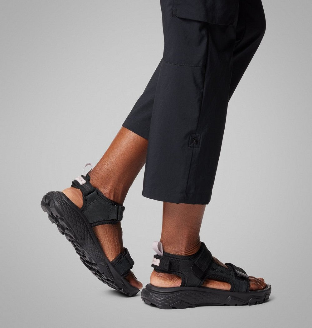 Women's Adjustable Nubuck Hiking Sandal - Black