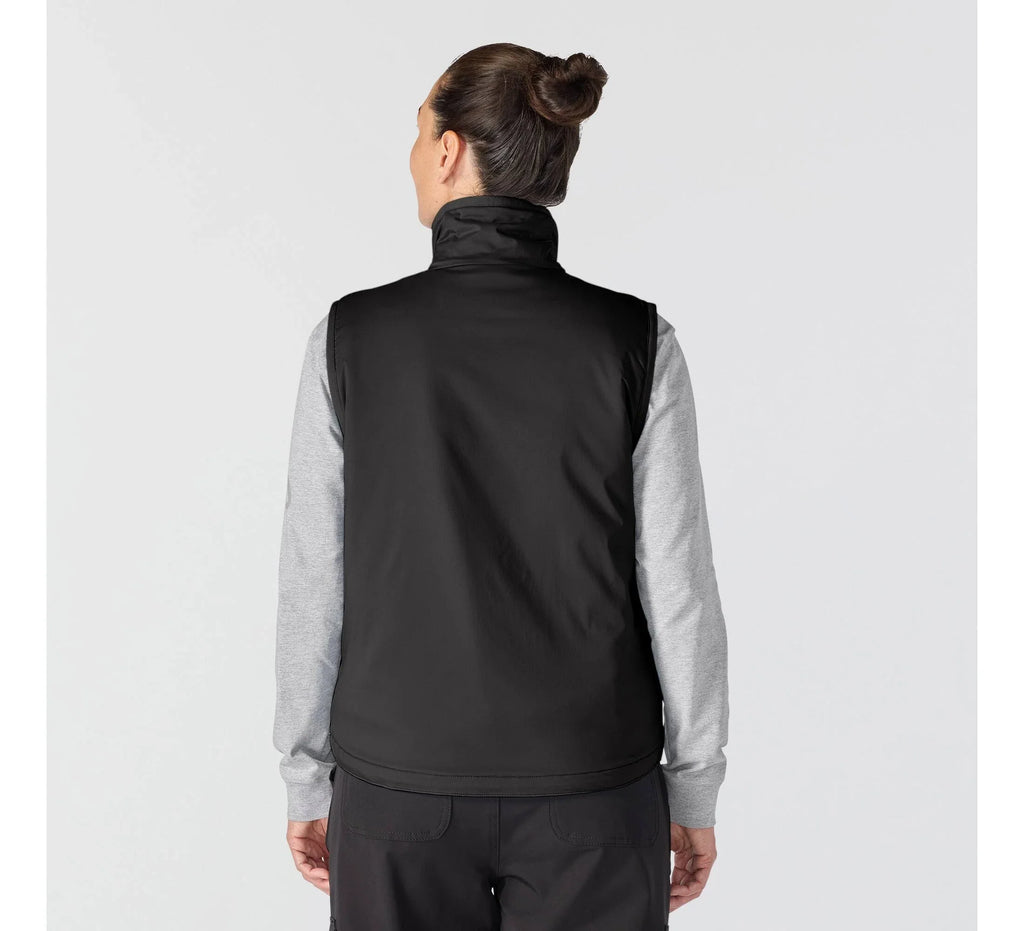 Women's Insulated Hooded Vest - Black