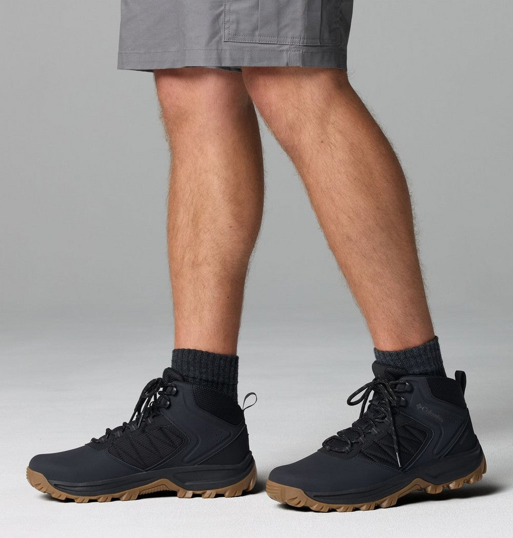 Men's Wide Waterproof Hiking Boots - Green