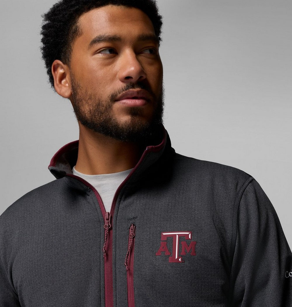 Men's Grid Fleece Half-Zip Pullover - Black