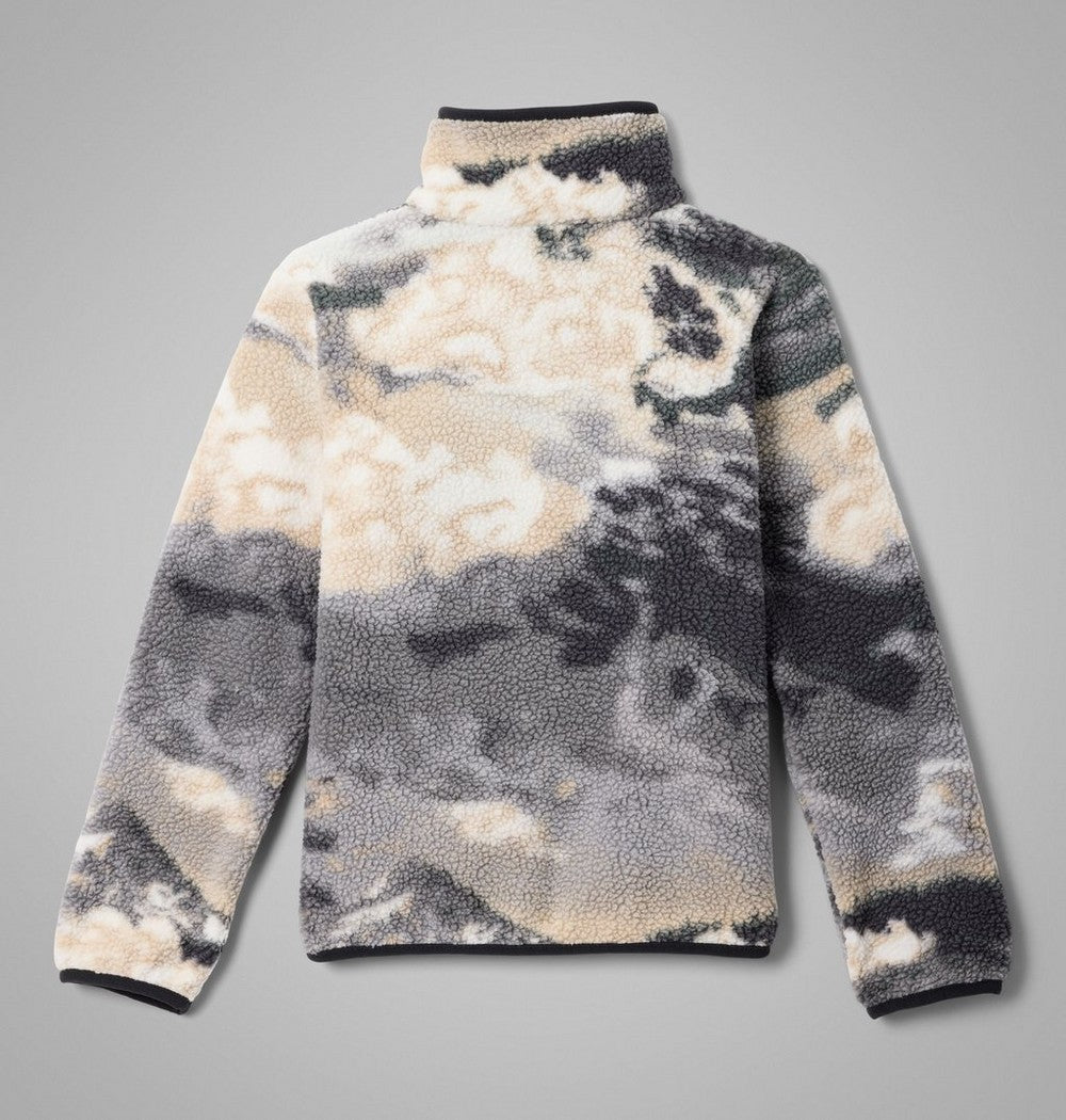 Kids' Printed Sherpa Half-Snap Pullover - Blue