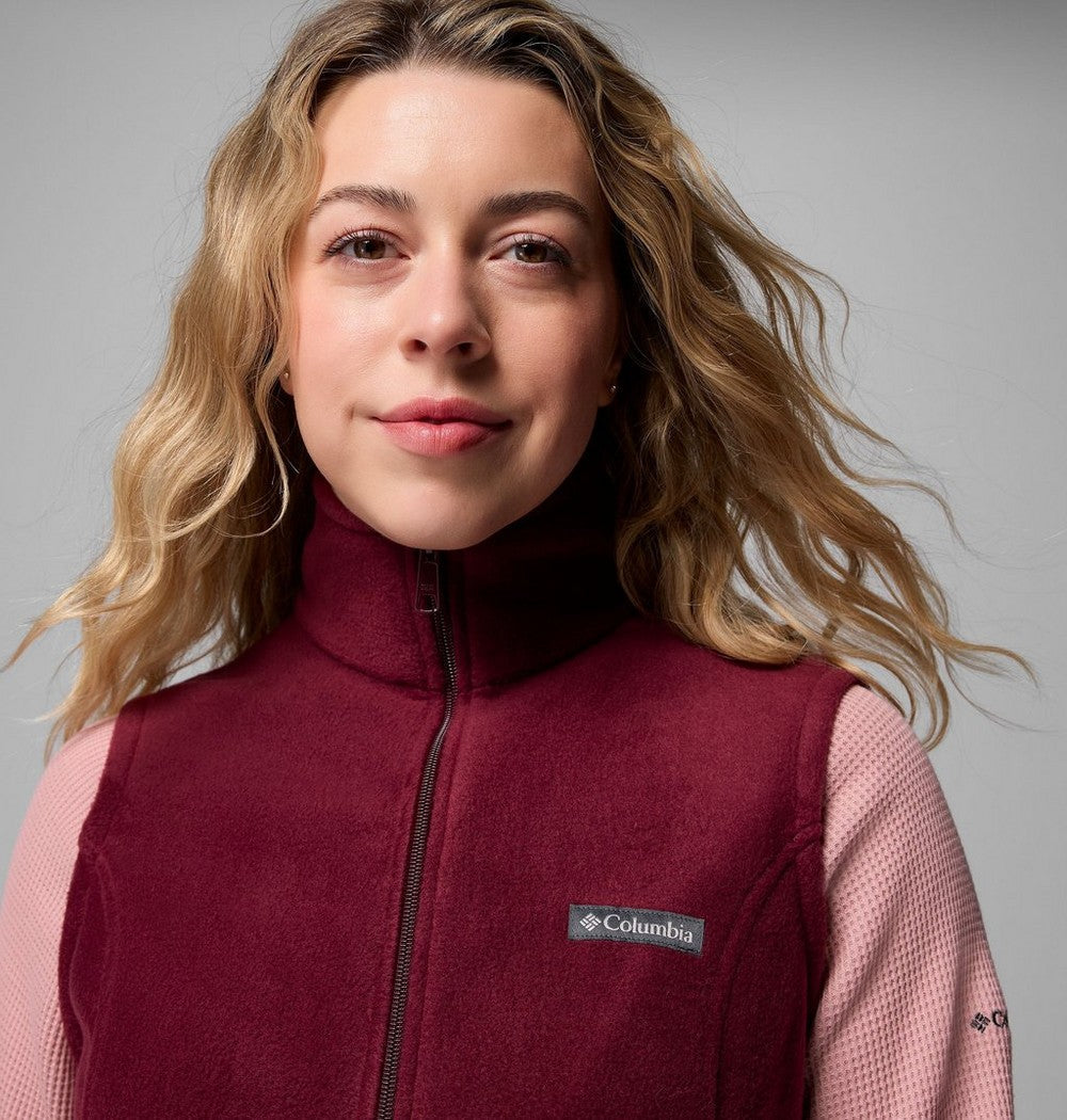Women's Fleece Vest - Chalk