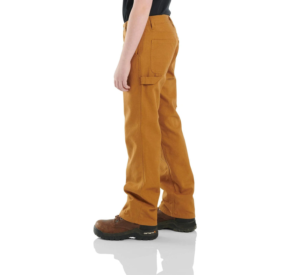 Boys' Cotton Canvas Utility Pants - Brown