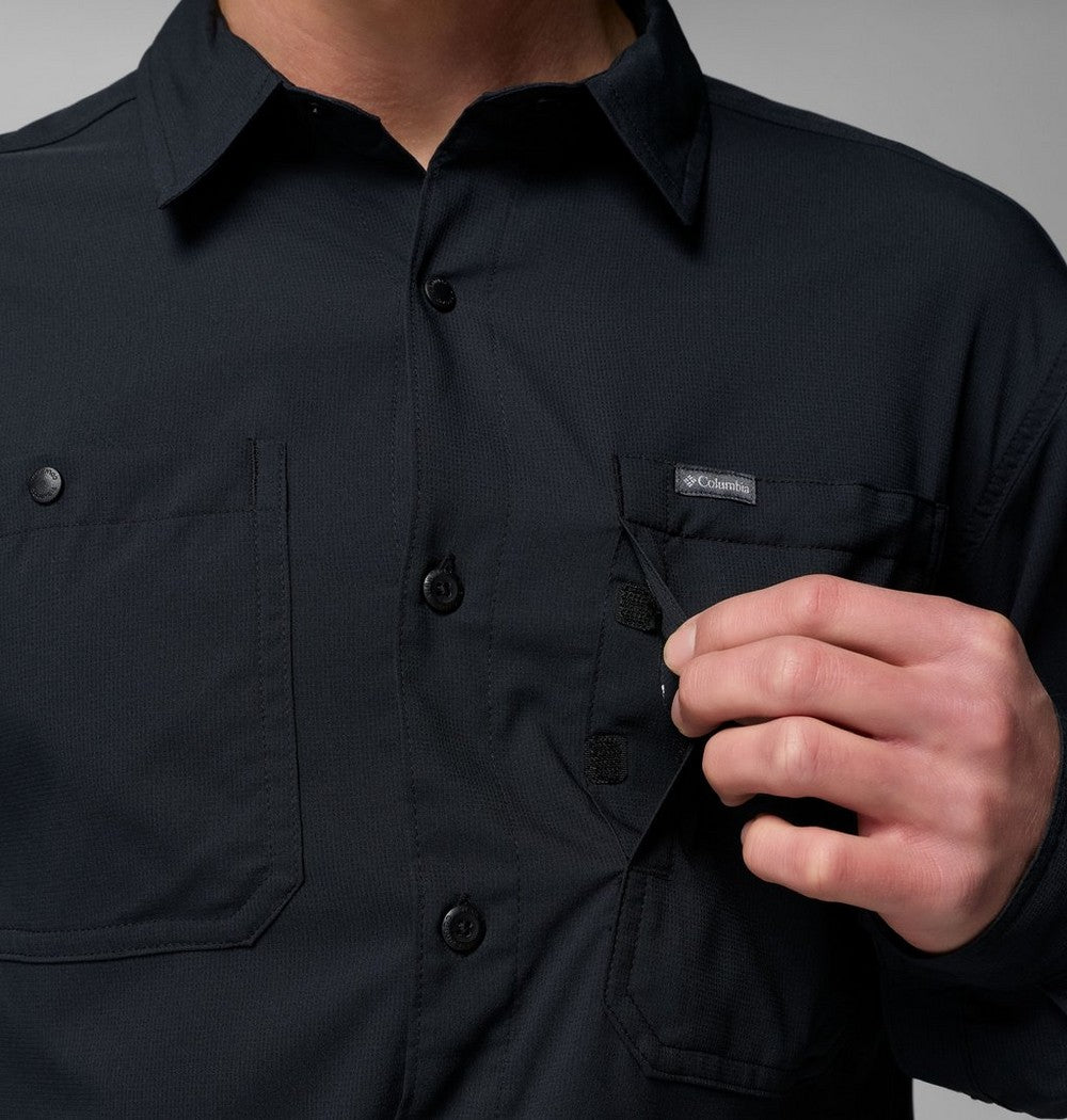 Men's UPF 100 Utility Long Sleeve Shirt - Gray
