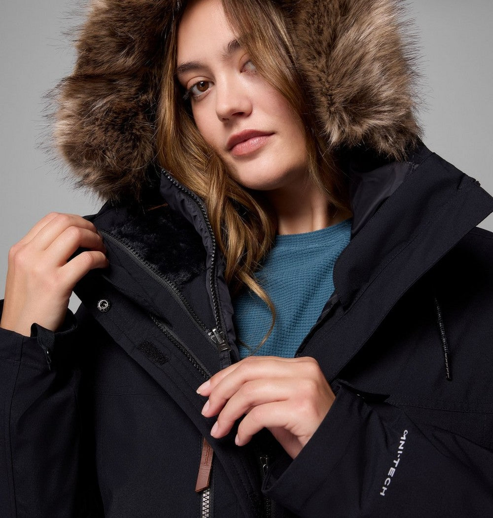 Women's Plus 3-In-1 Hooded Winter Jacket - Green