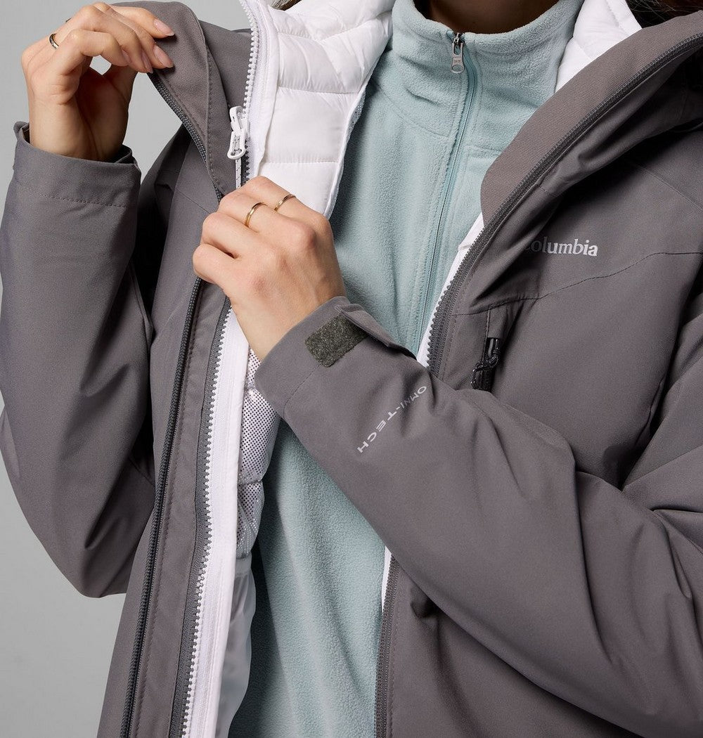 Women's 3-In-1 Waterproof Jacket - Brown