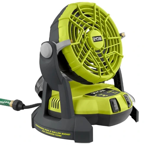 18V Bucket Top Misting Fan Kit