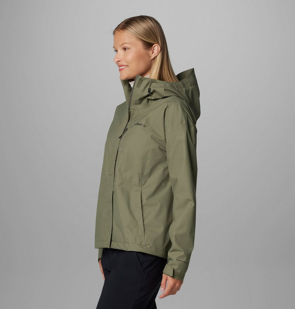 Women's Waterproof Rain Jacket - Coral