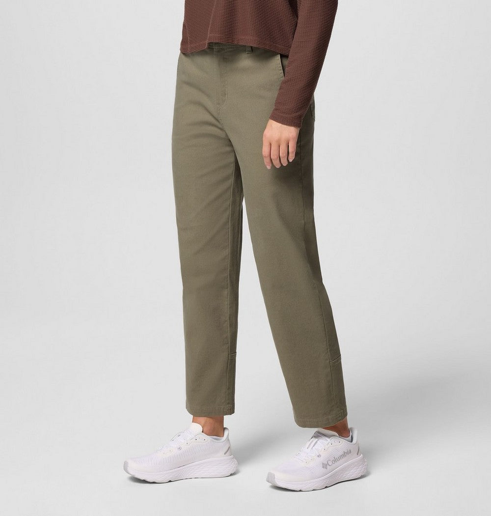 Women's High-Rise Straight Leg Pants - Red
