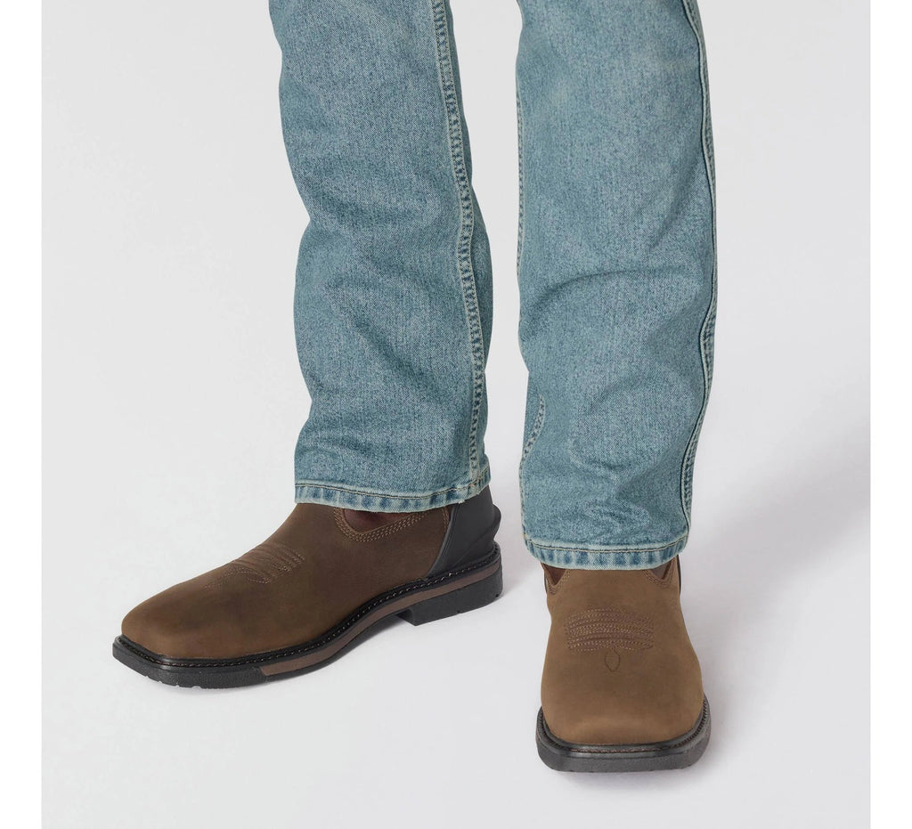 Men's Relaxed Bootcut Stretch Jeans - Blue