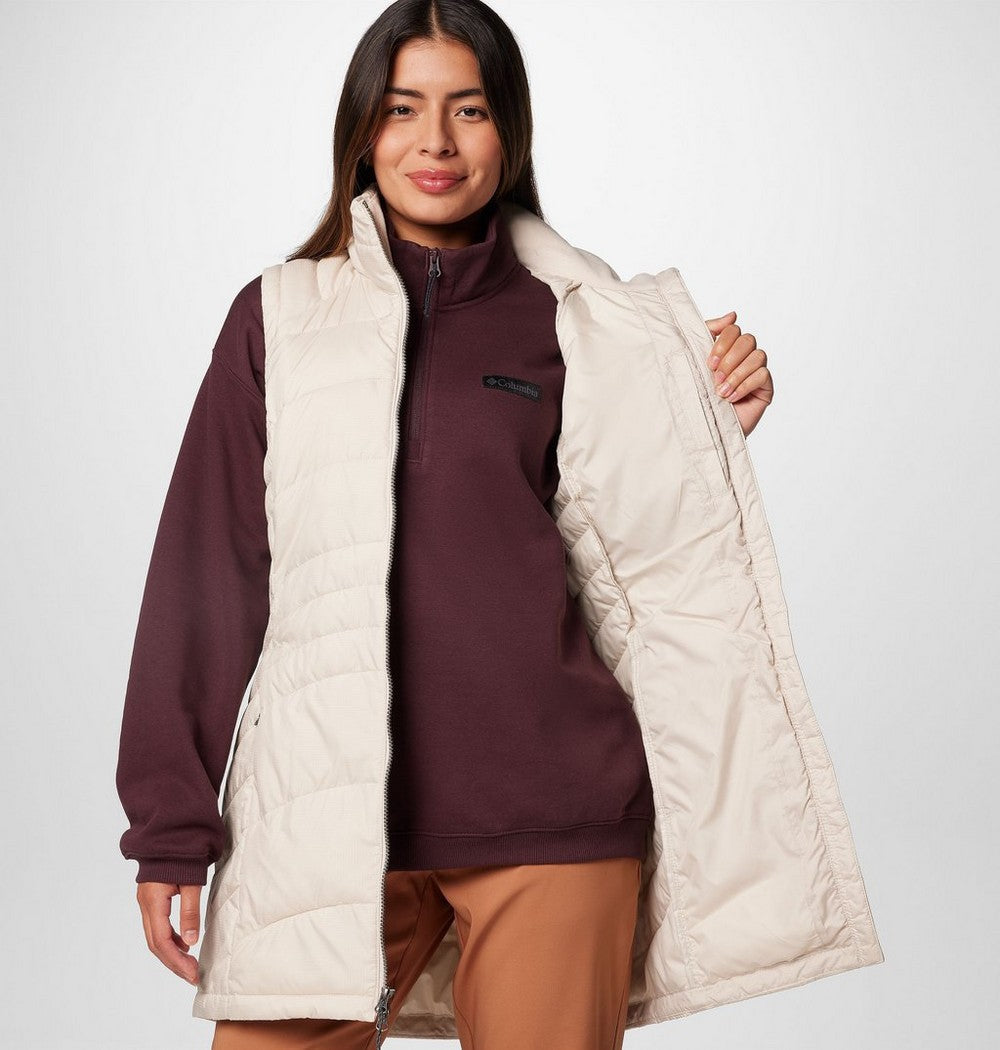 Women's Long Insulated Vest - Sage