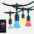 Atomi Smart WiFi Color String Lights, 24ft Waterproof LED - Alexa/Google Compatible