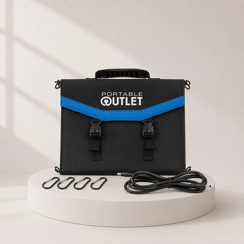 Foldable Solar Charger for Portable Battery