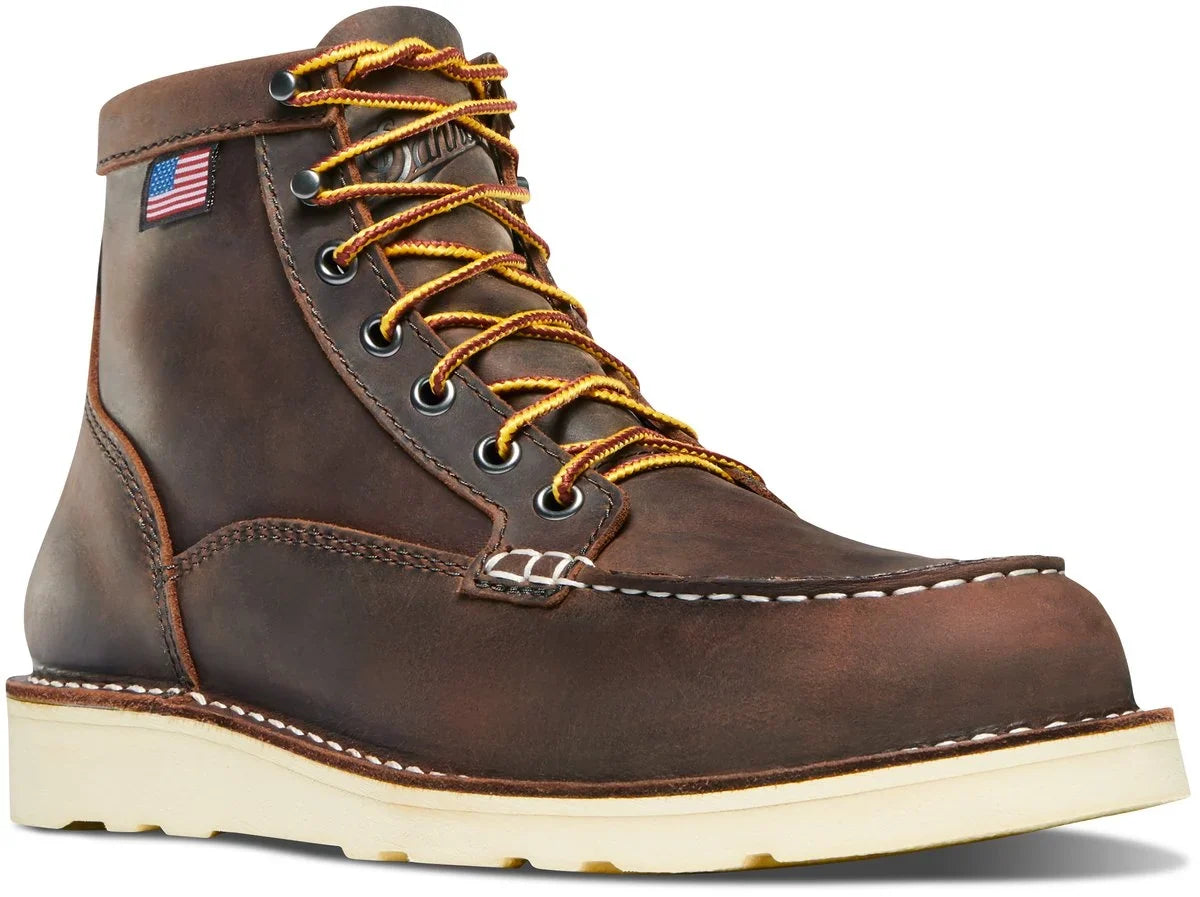 Women's 6-Inch Steel Toe Work Boot - Brown