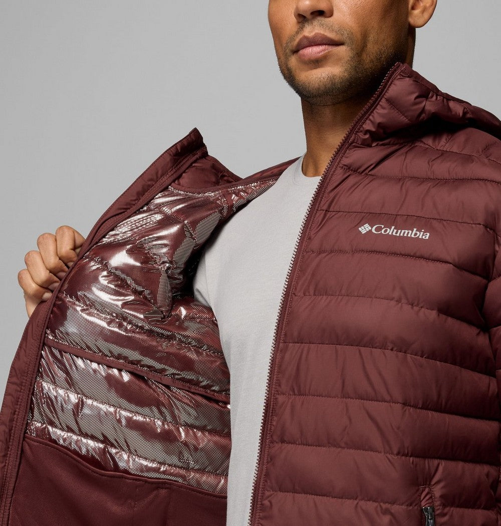 Men's Insulated Hooded Jacket - Redwood