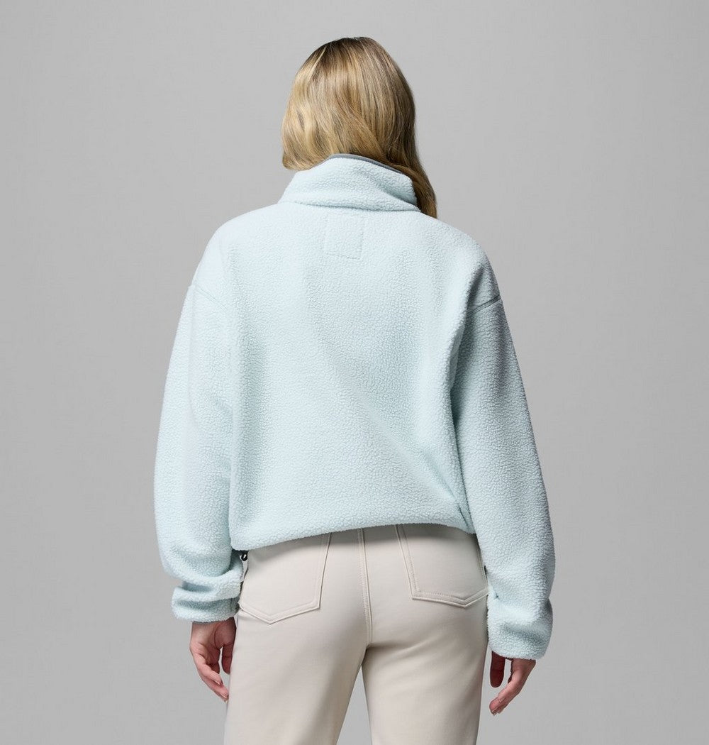 Women's Cropped Half-Snap Fleece Pullover