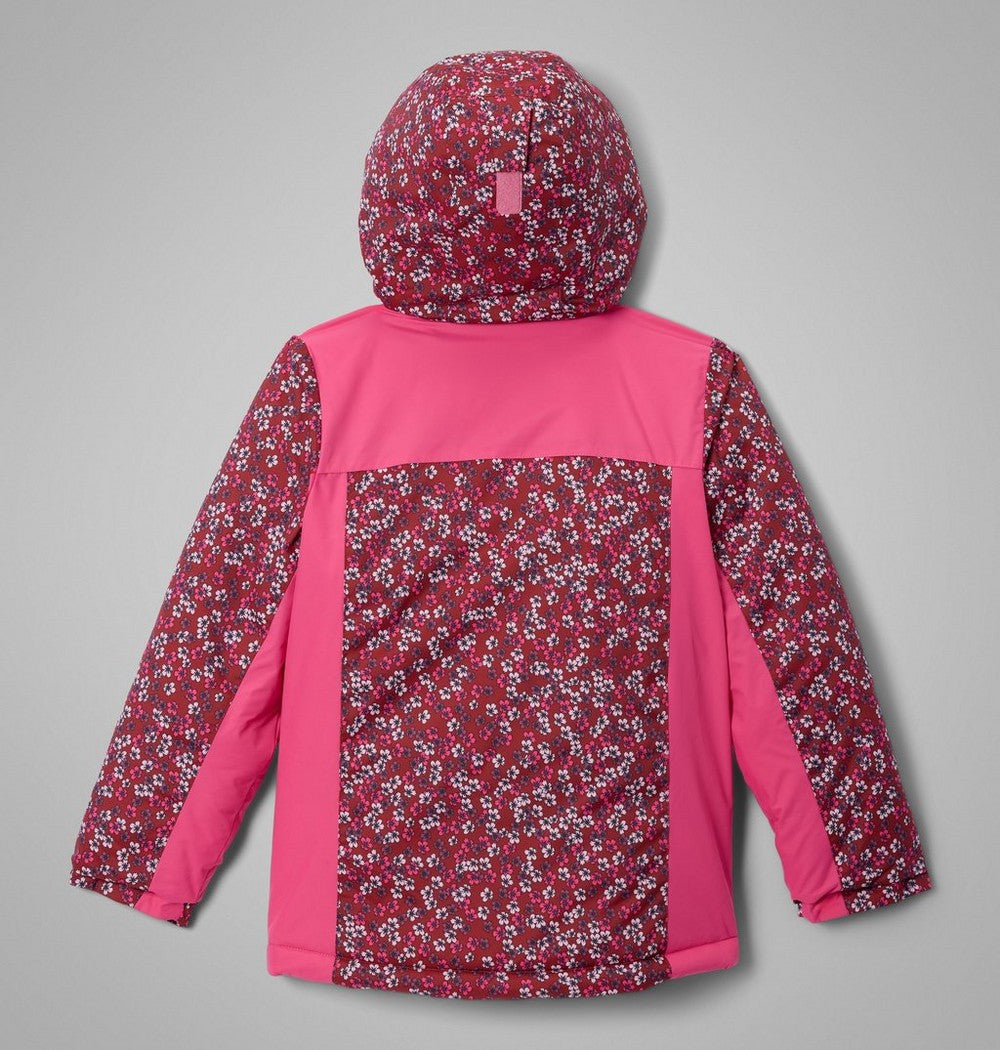 Girls' Insulated Printed Winter Jacket - Blue
